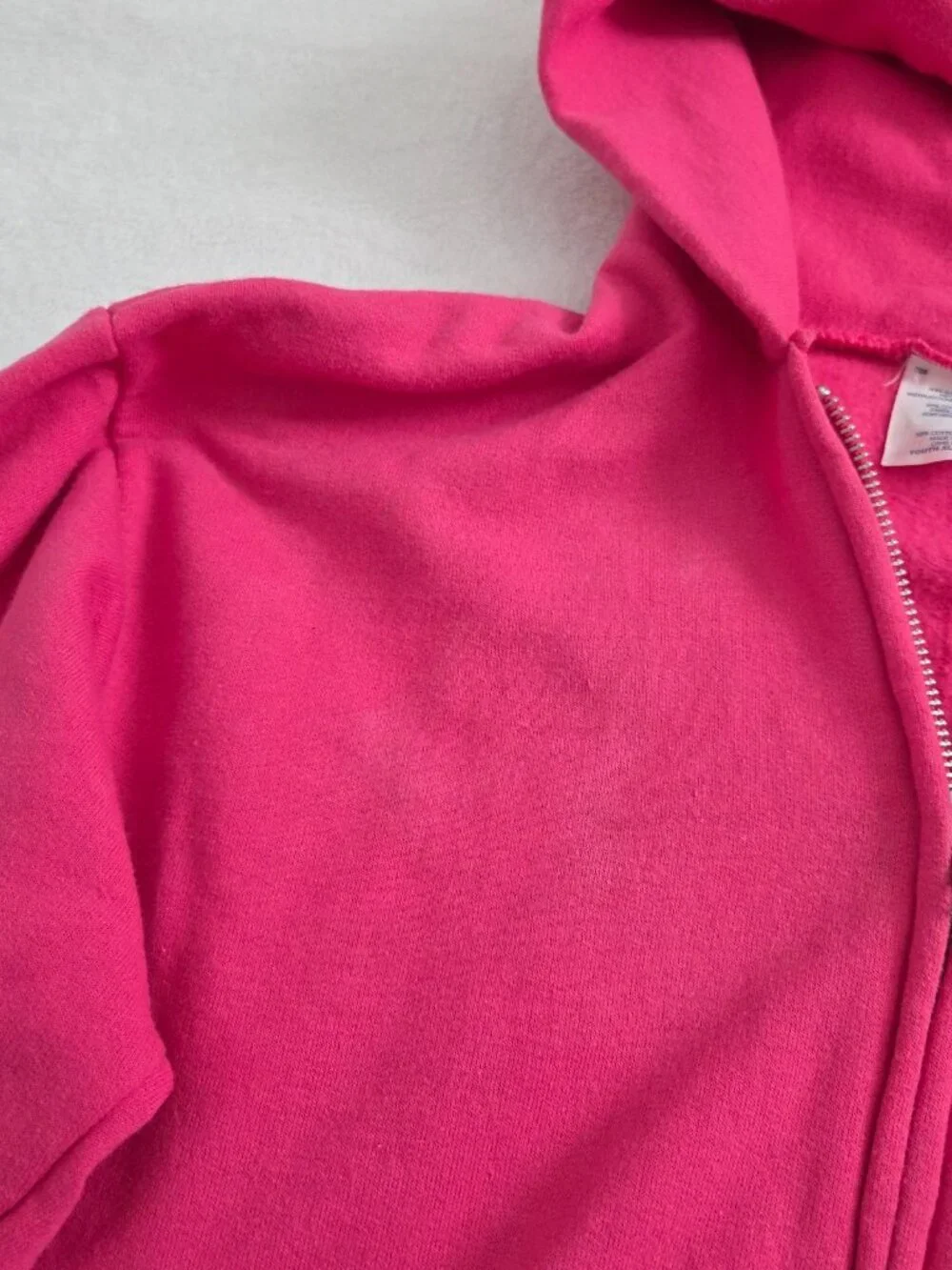 Vtg US Open Pink Hoodie Youth XL Tennis Athleisure Preppy Y2K Sporty Full Zip - Picture 11 of 16
